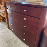 10 Drawer Wood Dresser