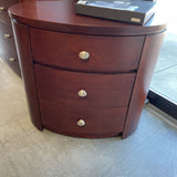 3 Drawer Wood Nightstand
