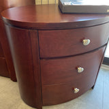 3 Drawer Wood Nightstand