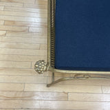 Hollywood Regency Gold Tone Bench