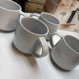 White Stoneware Mug