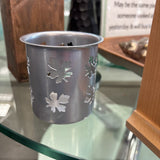 Metal Leaf Votive