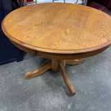 Oak Round Dining Table