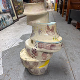 Optical Illusion Ceramic Sculpture