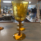 Amber Nonna Wine Glass