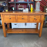 3 Drawer Pine Console by Pottery Barn