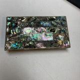 Vintage Mexican Abalone Trinket Box