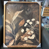 Kendrick - Cream Florals Art on Wood