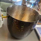 Black Hammered Champagne Bucket