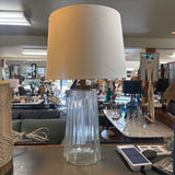 Glass Base Contemporary Table Lamp