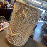 Boho-Style Macrame Table Lamp