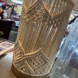 Boho-Style Macrame Table Lamp