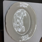 Scalloped Ceramic Platter