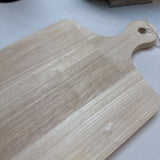 8x8 Natural Cutting Board w Handle