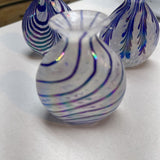 Iridescent Studio Glass Mini Vase