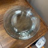Set of 6 Clear Glass Dinner Plates