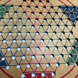 Vintage Chinese Checkers Board