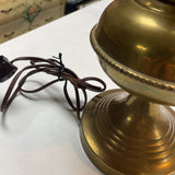 Brass Hurricane Electric Lamp