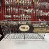 Vintage-Style Wire Chicken Coop Basket