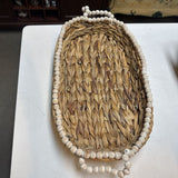 Seagrass Beaded Basket
