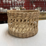 Open Weave Straw Basket