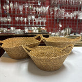 Seagrass Basket w Handle (S)