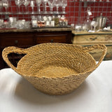 Seagrass Basket w Handle (L)