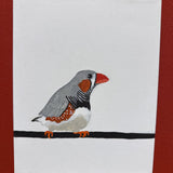 Original Bird On a Wire Painting