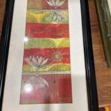 Framed Lotus Print Art