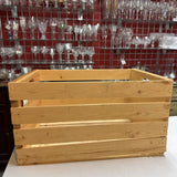 Unfinished Pine Storage Crate