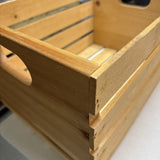 Unfinished Pine Storage Crate