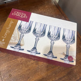 Cristal D'Arques Boxed Set of 4 Wine Glasses