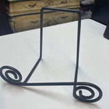 Metal Scroll Art/Platter Stand
