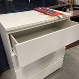 White 4-Drawer Dresser