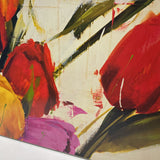 Canvas Art of Abstract Flowers