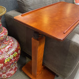 Wooden Heigh-Adjustable C-Table/Laptop Stand