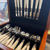 "San Remo" Hampton Stain;ess Steel Flatware Set w/Box