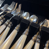"San Remo" Hampton Stain;ess Steel Flatware Set w/Box