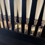 "San Remo" Hampton Stain;ess Steel Flatware Set w/Box