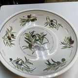 Williams Sonoma Olive Pattern Large Serving Bowl