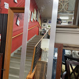 Large Silver Framed Mirror
