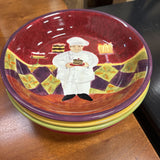 Set of 4 Pasta Bowls Certified International Chef Collection