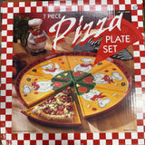 7 Piece Plate Pizza Set