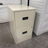 2 Drawer Metal File Cabinet