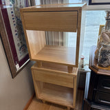 MCM Birch Wood Night Stand/End Table