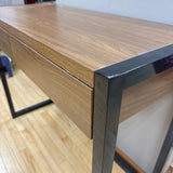 Industrial Modern Wood and Metal Console Table