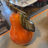 Amber Ceramic Pear