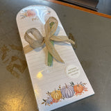 Magnetic Pumpkin Theme Note Pad & Pen