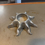 Metal Sunburst Votive Holder