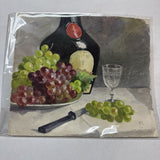 Fruits et Cognac Watercolor Unframed